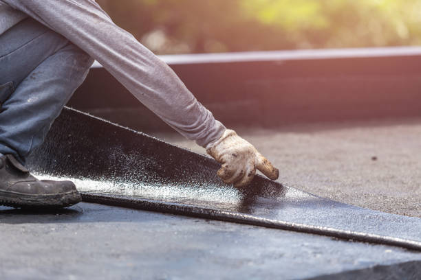 Professional Vapor Barrier Installation technician working in Little Silver, NJ